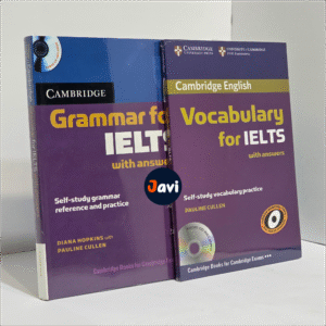 کتابهای Cambridge vocabulary for ielts و Cambridge grammar for ielts